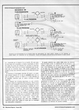 Usted Mismo Puede Instalar Los Interruptores De Triple Acción - Enero 1972