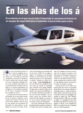 Avión monoplano con paracaídas - Noviembre 1999