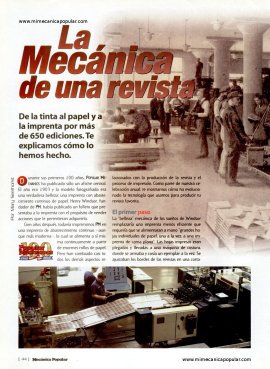 La Mecánica de una revista - Julio 2002