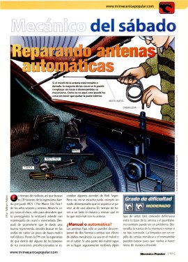 Mecánico del sábado - Reparando antenas automáticas - Agosto 2001