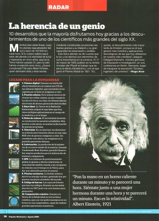 La herencia de un genio - Albert Einstein - Agosto 2005