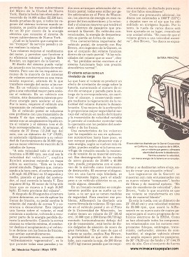 Mejoran el auto eléctrico - Mayo 1978