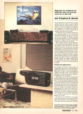 TV de pared - Junio 1991