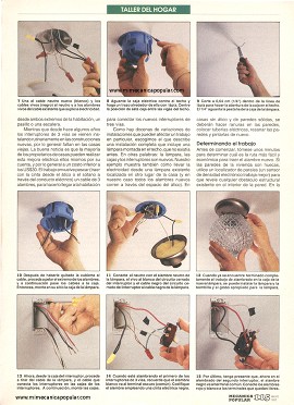 Instalando Interruptores de Tres Vías - Mayo 1992