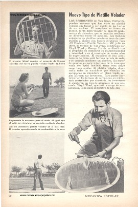Nuevo Tipo de Platillo Volador - Julio 1953