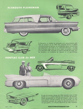 Esos Modelos de Ensueño que Detroit Construyó - Abril 1962