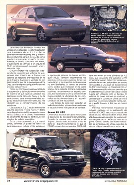 Cuatro autos sobresalientes - Mayo 1996