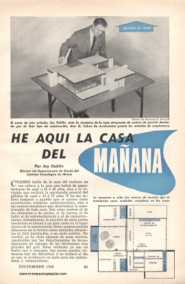 He Aquí la Casa del Mañana - Diciembre 1956