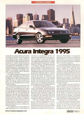Acura Integra 1995 - Enero 1995