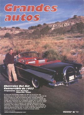 Grandes autos: Chevrolet Bel Air Convertible de 1957 - Enero 1991