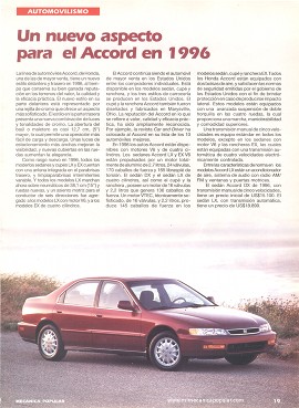 Honda Accord - Abril 1996