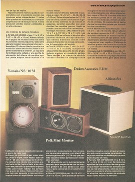 Audio: Mini altoparlantes de gran potencia - Septiembre 1981
