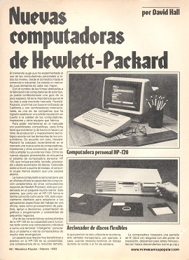 Computadoras Hewlett-Packard -Febrero 1983