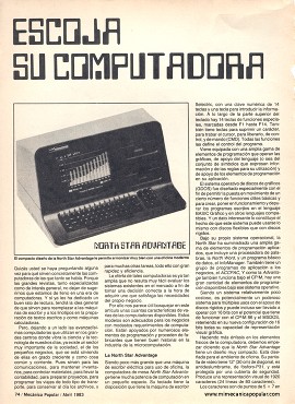 Escoja su computadora - Abril 1983