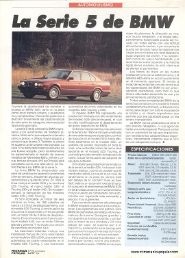 La Serie 5 de BMW - Noviembre 1994