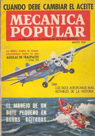 Mecánica Popular -  Agosto 1961 