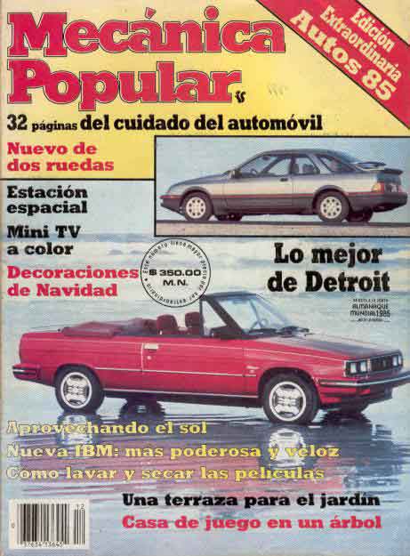 Mecánica Popular -  Diciembre 1984 