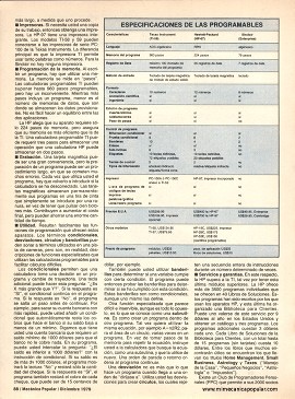 Cómo escoger y usar una calculadora programable - Diciembre 1979