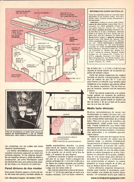 4 ideas para su baño - Diciembre 1979