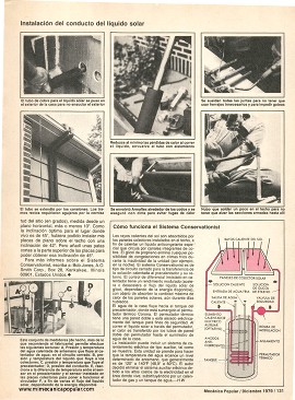 Instale su calentador solar - Diciembre 1979