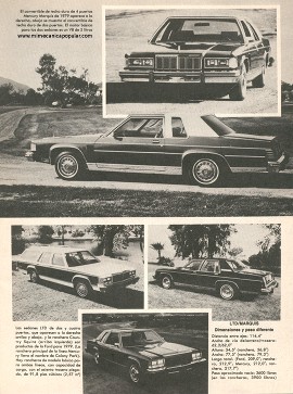 Los Autos Ford del 79 - Diciembre 1978