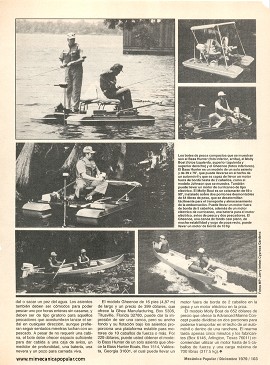 Pequeños botes para ríos y lagos - Diciembre 1979