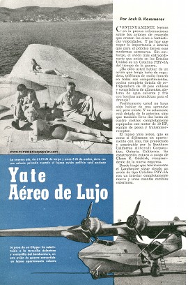Yate Aéreo de Lujo - Mayo 1951